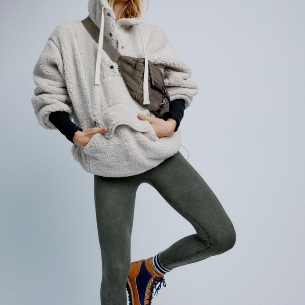 Free People Movement Run My Way Fleece Pullover Jacket Size XS